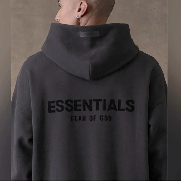 NEW Essentials Fear of God Hoodie Stretch Limo FW22 AUTHENTIC 💯 - Picture 2 of 4